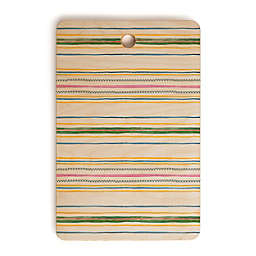 Deny Designs Rachelle Roberts Ticker Stripe Cutting Board Rectangle