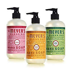 Mrs. Meyer's Clean Day Liquid Hand Soap 3 Scent Variety Pack 12.5 OZ Each (Peppermint, Orange Clove, Iowa Pine), 1 CT
