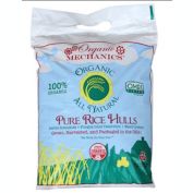 Organic Mechanics, Pure Rice Hulls- 8 Quart, 2.10 lbs.