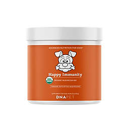 DNA PET Happy Immunity USDA Certified Organic Mushroom Powder for Dogs, Immune Support Mix - 3.5 oz