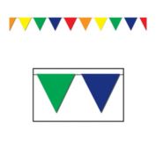 Beistle Party Celebration Decorative Multi-Color Pennant Banner - 12 Pack (1/Pkg)