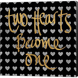 Great Art Now Two Hearts Become One Pattern by SD Graphics Studio 24-Inch x 24-Inch Canvas Wall Art