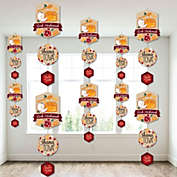 Big Dot of Happiness Rosh Hashanah - New Year Party DIY Dangler Backdrop - Hanging Vertical Decorations - 30 Pieces