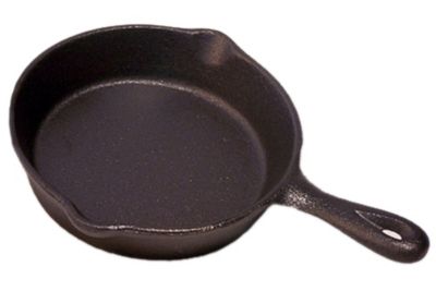 Iwgac Home Indoor Decorative Old Mountain Cast Iron Spoon Rest Mini-Skillet