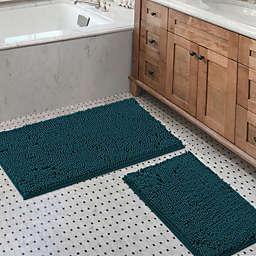 PrimeBeau Bath Mat Bath Rug for Bathroom Luxury Chenille Bathroom Rug Non Slip Rug Quick Dry Bath Mat, 20