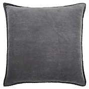 Rizzy Home 22" x 22" Poly Filled Pillow - T13197 - Dark Grey