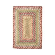 Home Spice Decor 13" x 19" Placemat Rectangle Azalea Jute Braided Accessories, Set of 4