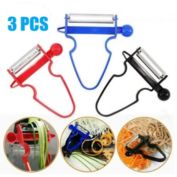 Kitcheniva Magic Vegetable Trio Peeler Set of 3 Carrots Fruit Slicer