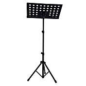 Stock Preferred Adjustable Height Folding Music Stand in Black