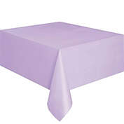 Darice Lavender Rectangular Plastic Table Cover 54" x 108"