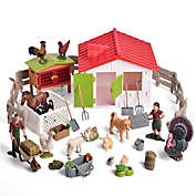 PopFun Big Barn Farm Toys, 59 Pcs