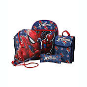 Marvel Spider-Man Boys 16&quot; Backpack 5 piece School Set