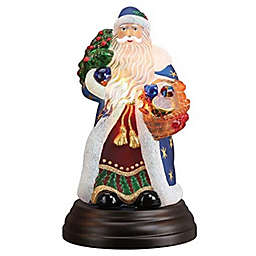 Old World Christmas (#529781) Regal Father Christmas Table Light, 10.5"