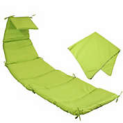 Stock Preferred Replacement Cushion and Umbrella Fabric for Outdoor in Apple Green 16"x31"x79"