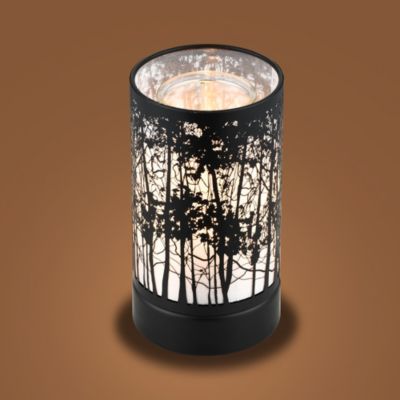 Aroma Glass Electric Oil /Tart Burner/Warmer Touch Lamp 3 Settings W/ Bonus Oil 