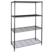 Segawe 2-Piece 4 Tier Steel Wire Shelf Rack