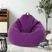 Infinity Merch Large Bean Bag Cover Lounger Cover Waterproof Purple 70x80cm