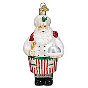 Old World Christmas Ornaments Chef Santa Glass Blown Ornaments for Christmas Tree