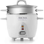 Alternate image 0 for Aroma Housewares ARC-753-1SG 6-Cup (Cooked), 1.2Qt. Select Stainless Pot-Style Rice Cooker, & Food Steamer, One-Touch Operation, White