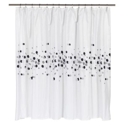 72"L x 70"W Details about   Carnation Home Fashions The Starry Night Fabric Shower Curtain 