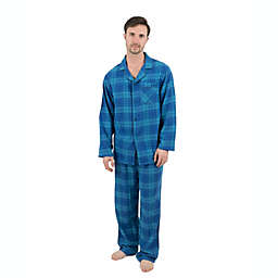 Leveret Men's Two Piece Flannel Pajamas Plaid