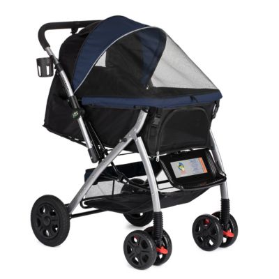 HPZ Pet Rover Premium Stroller - Navy Blue