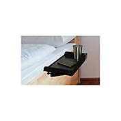 Infinity Merch Black Bedside Shelf for Bed
