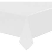 Juvale White Plastic Tablecloths, Table Covers for Party (54 x 108 in, 12-Pack)
