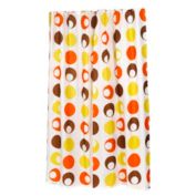 Carnation Home Fashions E" x tra Long "Madeline" Fabric Shower Curtain - Multi 70" x 84"