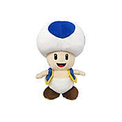 Little Buddy Super Mario All Star Blue Toad 8 Inch Plush Figure