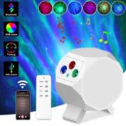 Kitcheniva Bluetooth LED Starry Projector Light Aurora Star Sky Party Speaker Lamp Remote