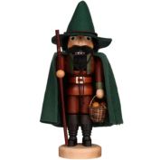 Alexander Taron 16" Free Standing Christian Ulbricht Handcrafted Wooden Forest Man Nutcracker