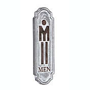 Cheungs Home Indoor Decorative Rustic Mens Room Placard