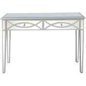 Camden Isle Contemporary Hallway, Entryway, Home Decorative Helena Console Table with 2 Storage Drawers - 48"W x 32"H, Clear