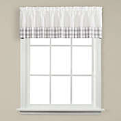 SKL Home Cumberland Traditional Design 36" Tier Pair Curtain With 1.5" Rod Pocket - 57x36", Dove Gray