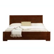 Camden Isle Trent Brown Walnut Twin Platform Bed
