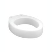 Carex Toilet Seat Riser, Elongated Raised Toilet Seat Adds 3.5 inches to Toilet Height, for Assistance Bending or Sitting, 300 Pound Weight Capacity