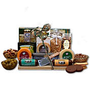 GBDS Ultimate Gourmet Nut & Sausage Board - meat and cheese gift - sausage and cheese gift