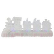 Northlight 12&quot; LED Lighted Musical Icy Crystal Locomotive Train Christmas Decoration