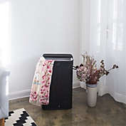 Inq Boutique Flip Type Bamboo Laundry Hamper Wooden Folding Dirty Clothes Storage Basket Body with Removable Liners RT