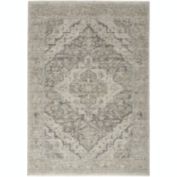 Nourison Nyle 5'3" x 7'10" Ivory Taupe Bohemian Indoor Rug