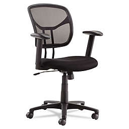 Swivel/Tilt Mesh Task Chair with Adjustable Arms, Supports Up to 250 lb, 17.72