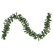 Northlight 9&#39; x 8" Pre-Lit Canadian Pine Artificial Christmas Garland, Clear Lights