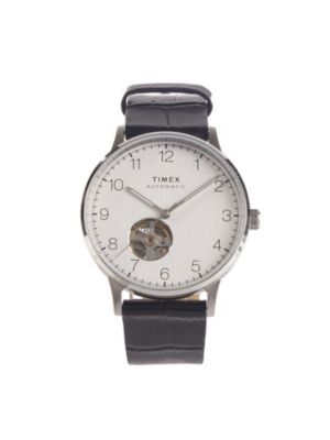 Timex Men's Waterbury TW2U11500 Leather Strap Watch