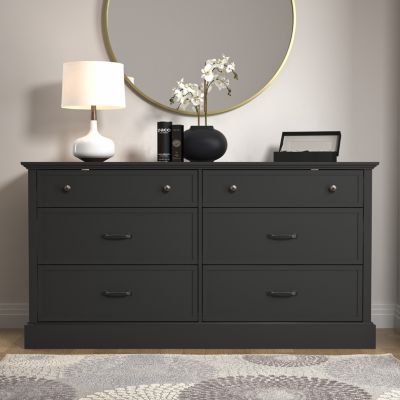Galano Xylon 6-Drawer Dresser with Ultra Fast Assembly (30.8 in. x 58.7 in. x 15.7 in.)