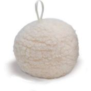 PetSafe Sheepskin Ball, Soft and Fluffy, Small Machine Washable, White