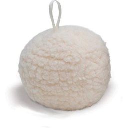 PetSafe Sheepskin Ball, Soft and Fluffy, Small Machine Washable, White