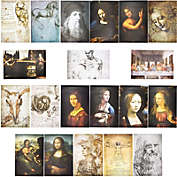 The Gifted Stationary Leonardo da Vinci Posters for Decorations (13 x 19 in, 20 Pack)