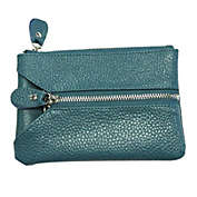 Wrapables Colorful Genuine Leather Wristlet Wallet / Teal