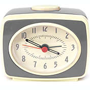 Kikkerland Small Classic Alarm Clock Grey